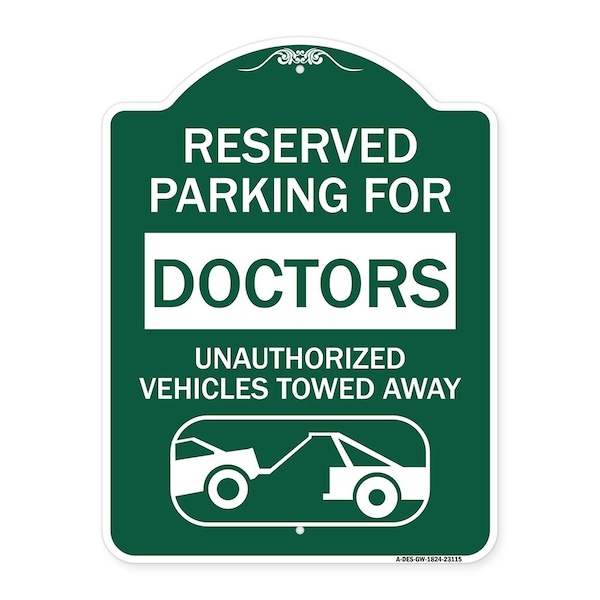 Reserved Parking for Doctors Unauthorized Vehicles Towed Away, A-DES-GW-1824-23115